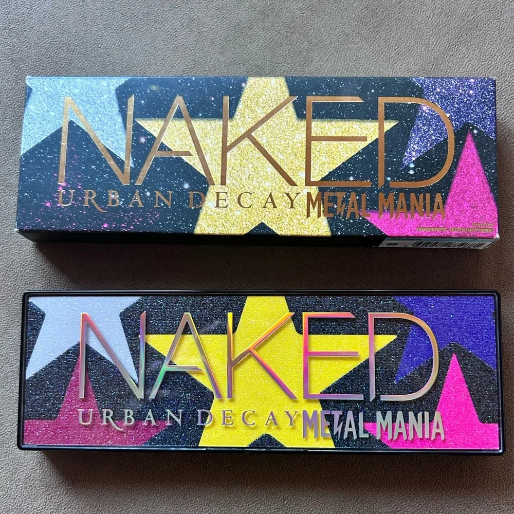 URBAN DECAY Naked Metal Mania Metallic Eyeshadow Palette Vibrant Colors - NEW